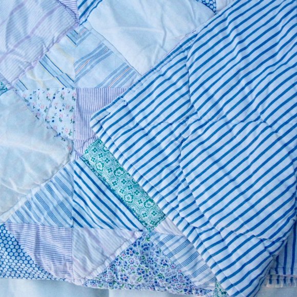 Ralph Lauren Patchwork Quilt King Size Pastels - Picture 6 of 9